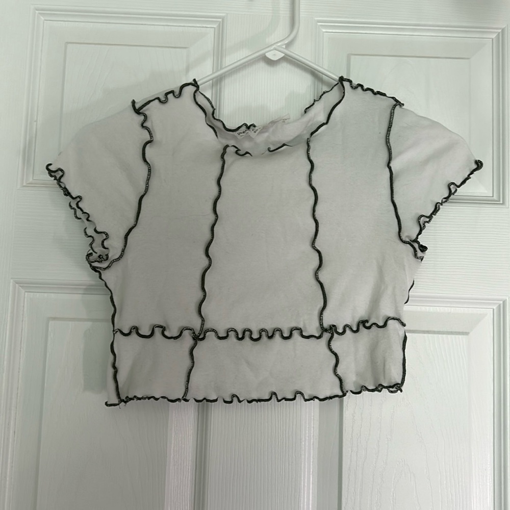 Urban Outfitters Crop Top Reverse Stitch